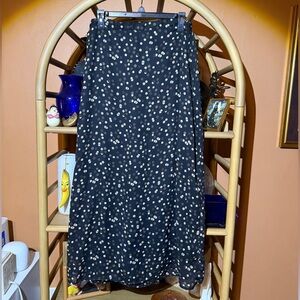 JKLA California Black Polkadot Skirt